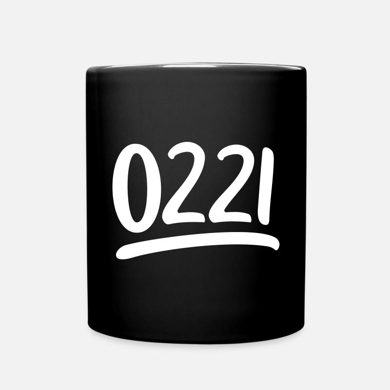 0221 Handschrift - Tasse einfarbig - Schwarz