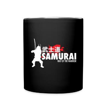 samouraï - Mug uni - noir - Devant