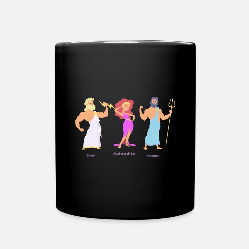 ZEUS APHRODITE POSEIDON - Tasse einfarbig - Schwarz
