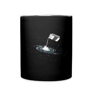 Galaxie-Raumfahrt-Liebhaber Astronom - Tasse einfarbig - Schwarz - Vorne