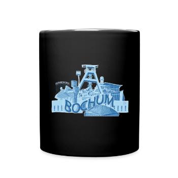 Bochum - Tasse einfarbig - Schwarz - Vorne