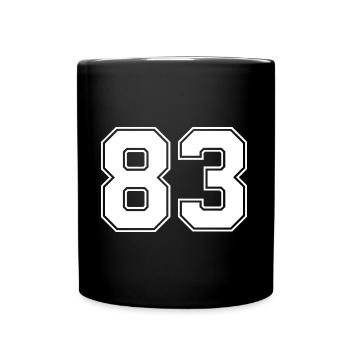 83 number jersey - Full Colour Mug - black - Front