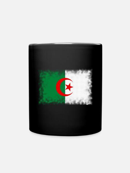 Algerien - Tasse einfarbig - Schwarz