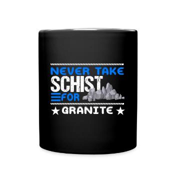 Geologe Geologie - Tasse einfarbig - Schwarz - Vorne