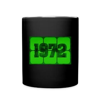Né en 1972 - Mug uni - noir - Devant