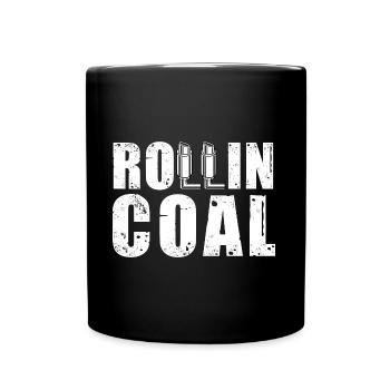 Tuyaux d’échappement pour conducteurs diesel - Mug uni - noir - Devant