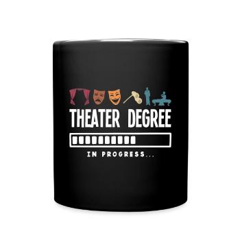 Theater Thespian Theatrical Thespianism Theater - Tasse einfarbig - Schwarz - Vorne