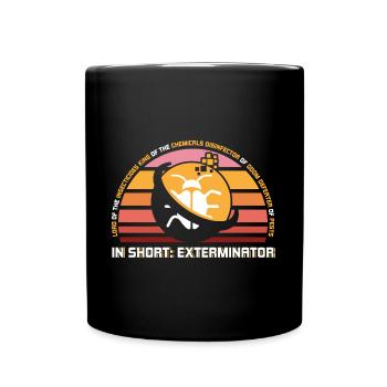 The Lord of Insecticides Exterminators - Full Colour Mug - black - Front