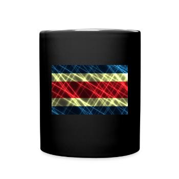 Costa Rica - Mug uni - noir - Devant