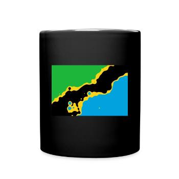 Tanzania - Full Colour Mug - black - Front