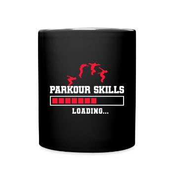 Parkour Freerunning Traceur - Tasse einfarbig - Schwarz - Vorne