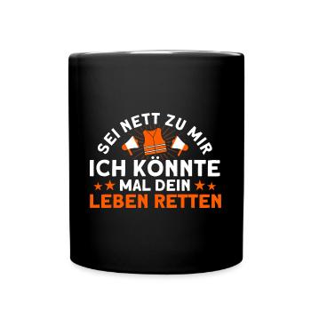 Sauveteur Piscine Sauveteur Sauveteur Sauveteur - Mug uni - noir - Devant