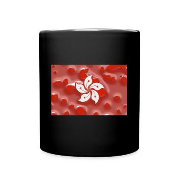 Hong Kong - Full Colour Mug - black - Front