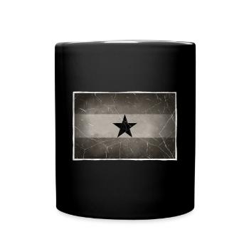 Ghana - Tasse einfarbig - Schwarz - Vorne