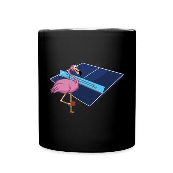 Tischtennis Outfit Damen Katze - Tasse einfarbig - Schwarz - Vorne
