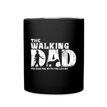 CONTINENTA BULLDOG Bulldogge Walking Papa - Mug uni - noir - Devant