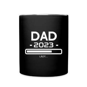 Dad 2023 Loading Bar Loads Gift Papa 2023 - Full Colour Mug - black - Front