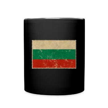 Bulgarien - Tasse einfarbig - Schwarz - Vorne