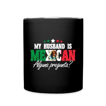 Mexiko Mexikanische Wurzeln Geschenk - Tasse einfarbig - Schwarz - Vorne