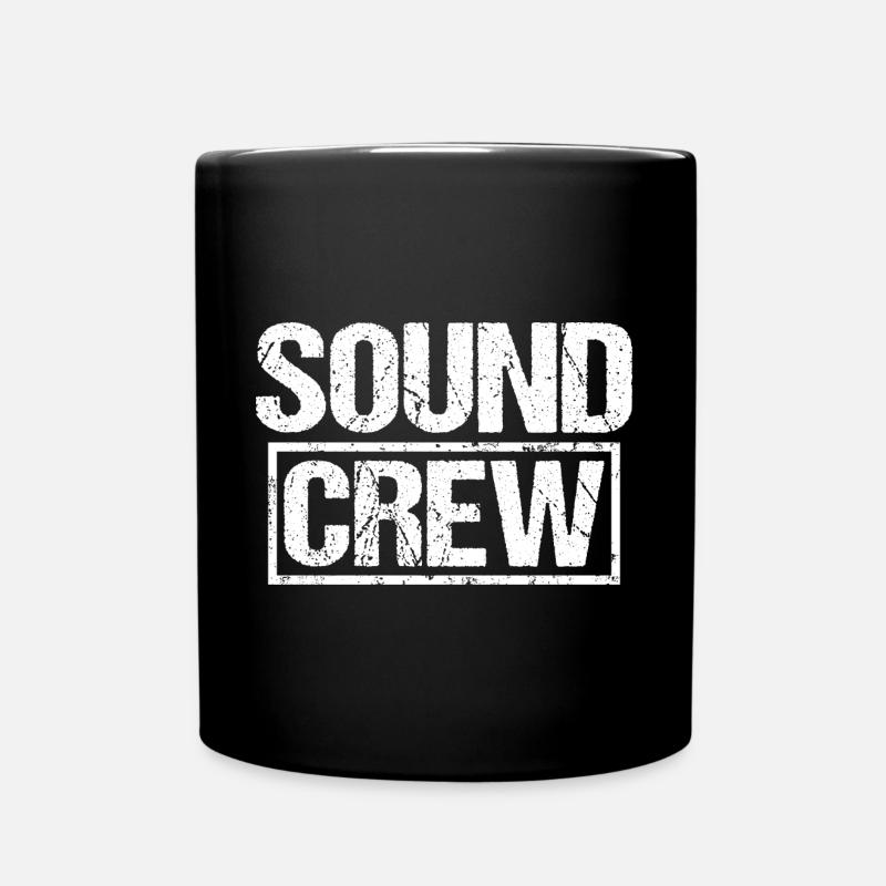 Membre de l’uniforme de l’équipe audio sonore - Mug uni - noir