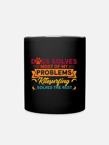 Kiteboarder Kitesurfer Kiten Kiteboard Geschenk - Tasse einfarbig - Schwarz