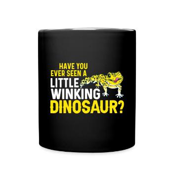 Leopard Gecko Lizard Reptiles Herpetologist - Full Colour Mug - black - Front