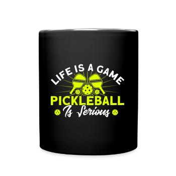 Paddleball Pickleball jouer Pickleball joueurs - Mug uni - noir - Devant