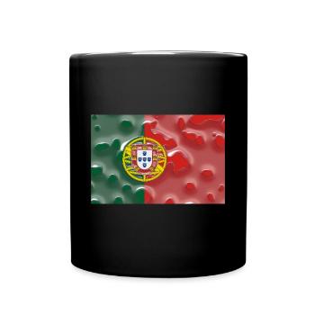 Portugal - Mug uni - noir - Devant
