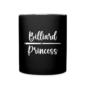 Snooker Pool Billard - Tasse einfarbig - Schwarz - Vorne