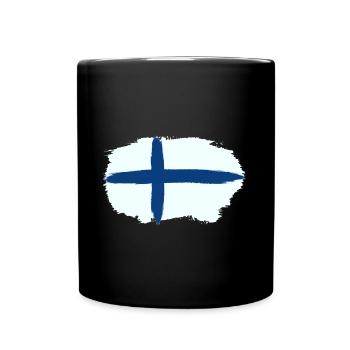 Finland Scandinavia - Full Colour Mug - black - Front