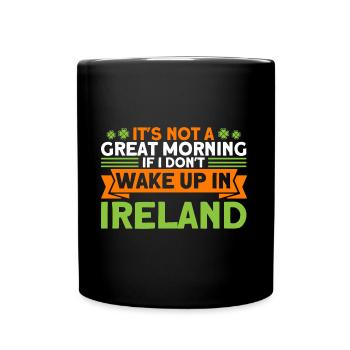 Ireland Irish Flag Ireland Holiday Gift - Full Colour Mug - black - Front