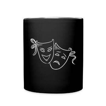 Schauspielerin Drama Broadway Musical Theater - Tasse einfarbig - Schwarz - Vorne