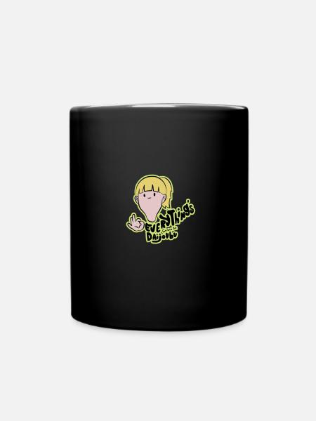 Lustige Sprüche - Tasse einfarbig - Schwarz