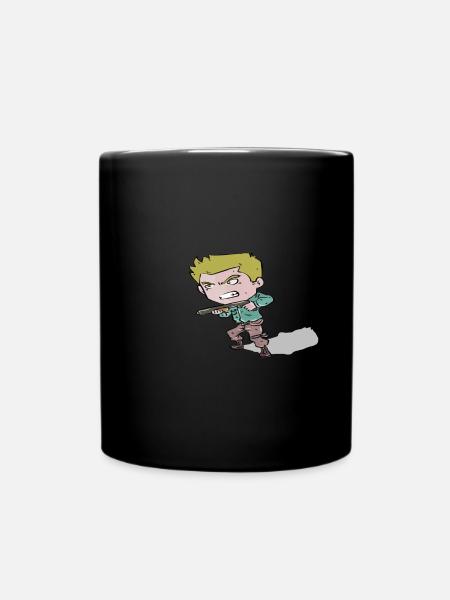 Soldat - Tasse einfarbig - Schwarz