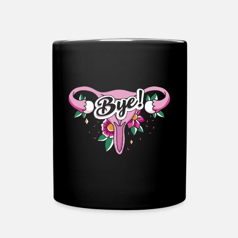 Hysterectomy Uterus Removal Survivor Supracervical - Tasse einfarbig - Schwarz