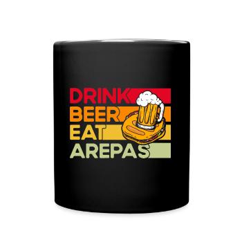 Gourmands vénézuéliens Arepa Gesche - Mug uni - noir - Devant