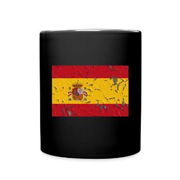 Espagne - Mug uni - noir - Devant
