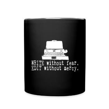Buchautor | Journalist | Schriftsteller | Schriftsteller - Tasse einfarbig - Schwarz - Vorne