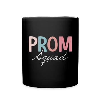 Funny Prom Squad Matching Party for Group Prom - Full Colour Mug - black - Front