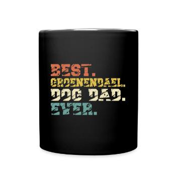 Belgian Groenendael Papa Dad Master Sayings - Full Colour Mug - black - Front