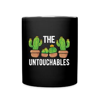 Cactus Les Succulentes Intouchables Cactus - Mug uni - noir - Devant