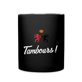 Tambours ! - Batterie carnaval - Mug uni - noir - Devant