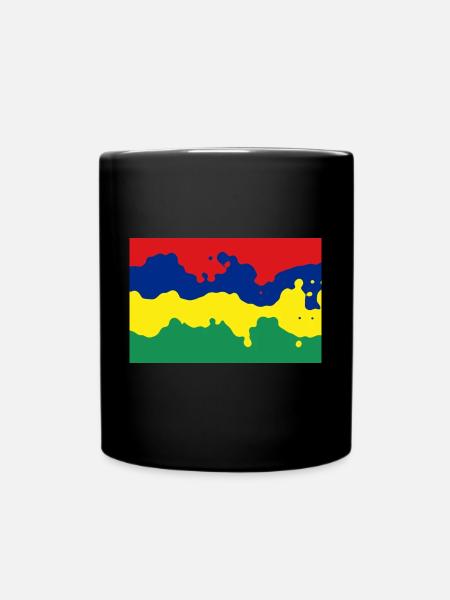 Mauritius - Full Colour Mug - black