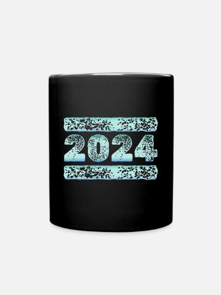 Jahr 2024 - Tasse einfarbig - Schwarz