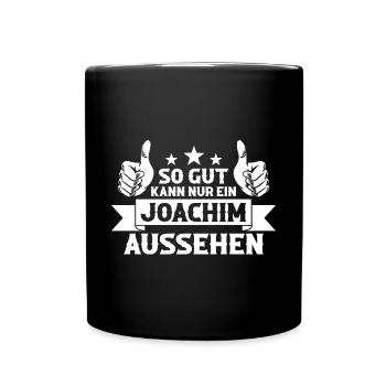 Joachim - Tasse einfarbig - Schwarz - Vorne