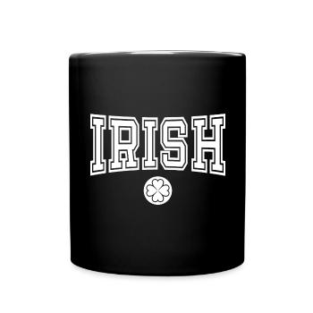 Cadeau de la Saint-Patrick Trèfle Hommes, Femmes, Enfants - Mug uni - noir - Devant