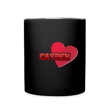 Heart Cayden - Full Colour Mug - black - Front