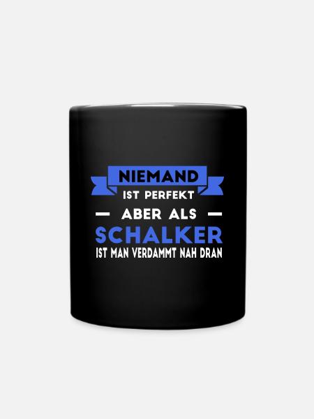 Schalker Schalke Gelsenkirchen Ruhrpott Fans - Tasse einfarbig - Schwarz
