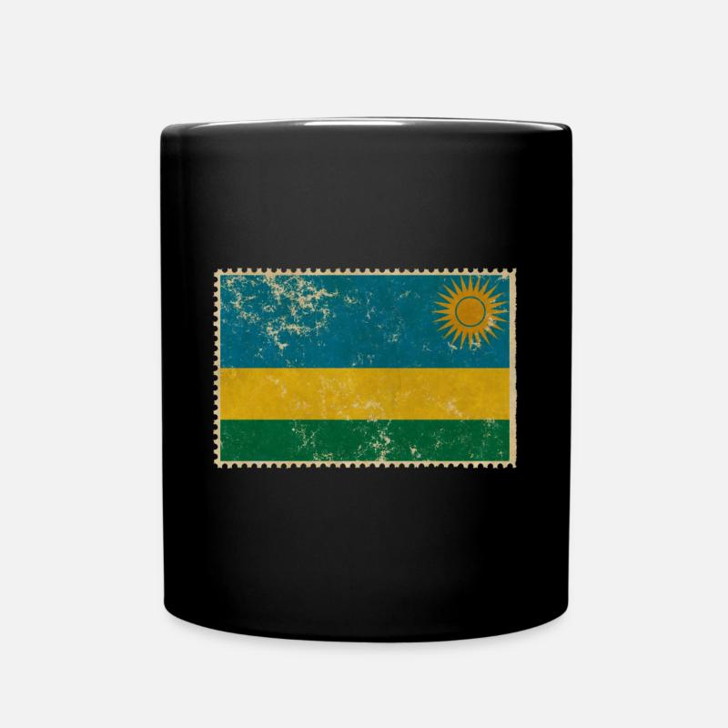 Rwanda - Mug uni - noir