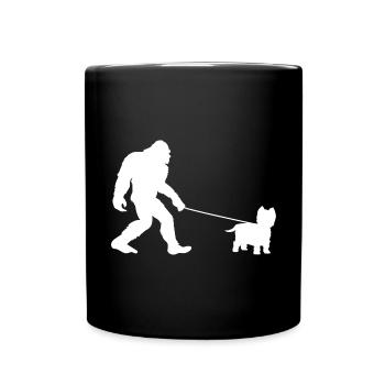 West Highland White Terrier Westie - Mug uni - noir - Devant
